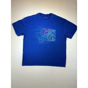 MrBeast Gaming Graphic Print Blue Short Sleeve T-Shirt Mens